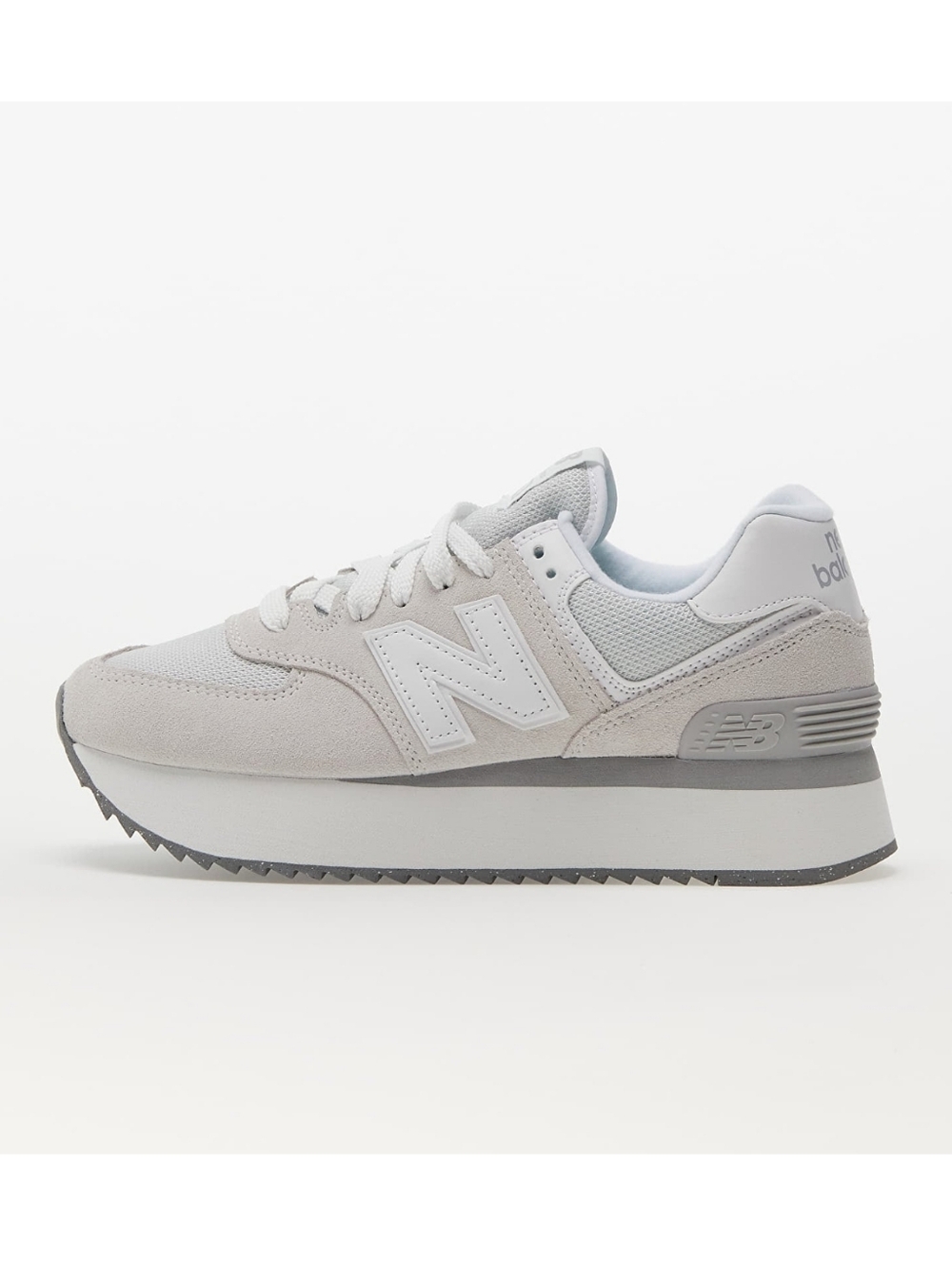 New Balance Women's 574 Platform Sneaker in Light Gray